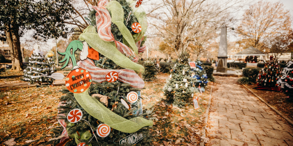 Deck the Square Community Decorated Trees 