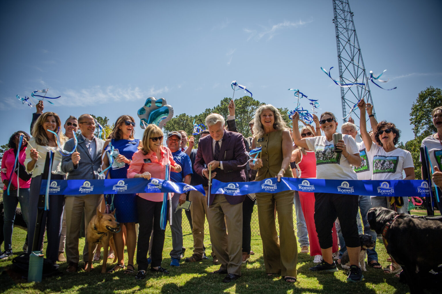 Ribbon-Cutting Ceremony at East Roswell Park