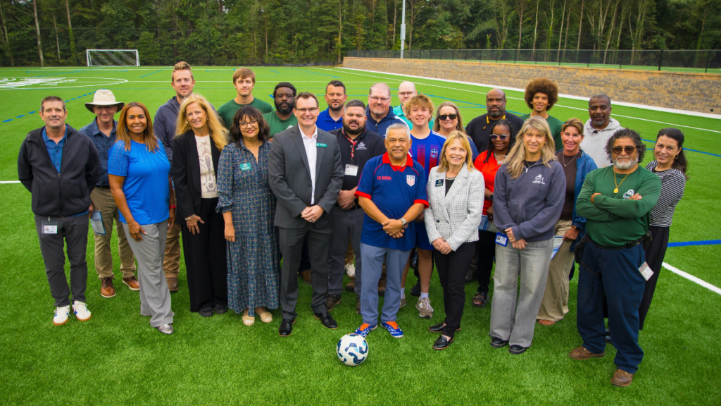 Roswell Welcomes Athletes Back to Newly Improved Grimes Bridge Park Soccer Fields
